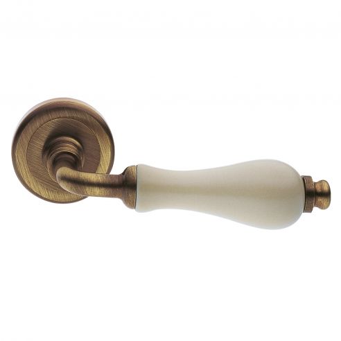 Maniglia per porta Valencia Manital con porcellana