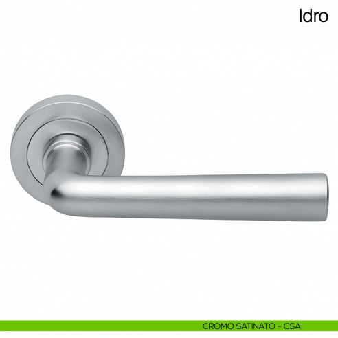 Maniglia per porta Idro Manital cromato satinato