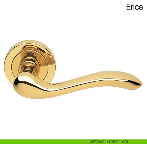 Maniglia per porta Erica Manital ottone lucido