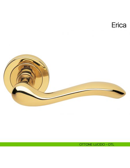 Maniglia per porta Erica Manital ottone lucido