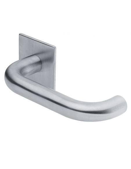 Maniglia per porta Artica Manital in acciaio con rosetta quadrata