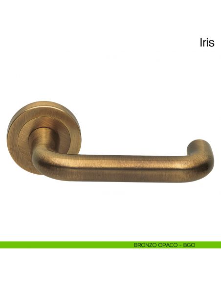 Maniglia per porta Iris Manital bronzo opaco