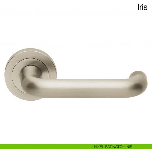Maniglia per porta Iris Manital nikel satinato