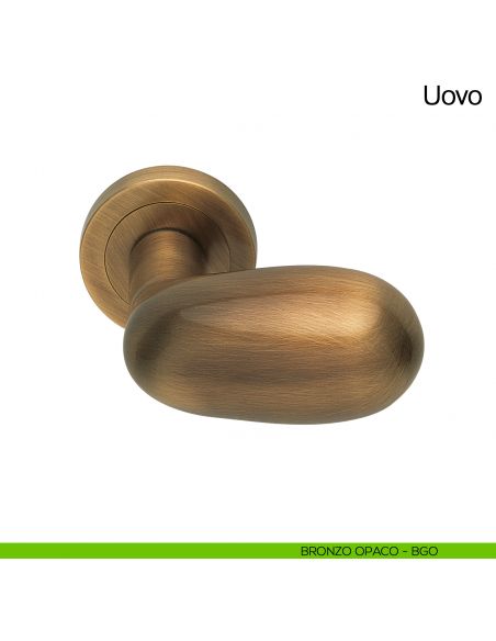 Maniglia per porta Uovo Manital bronzo opaco
