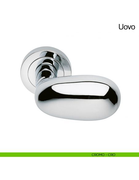 Maniglia per porta Uovo Manital cromato