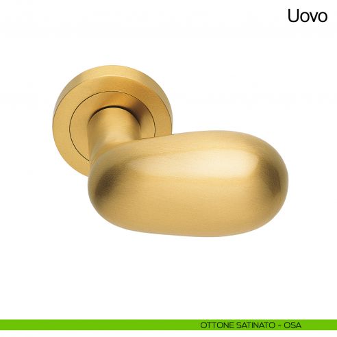 Maniglia per porta Uovo Manital ottone satinato