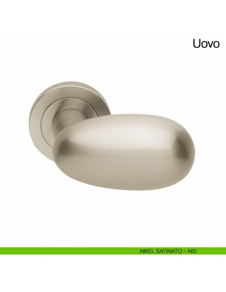 Maniglia per porta Uovo Manital nikel satinato