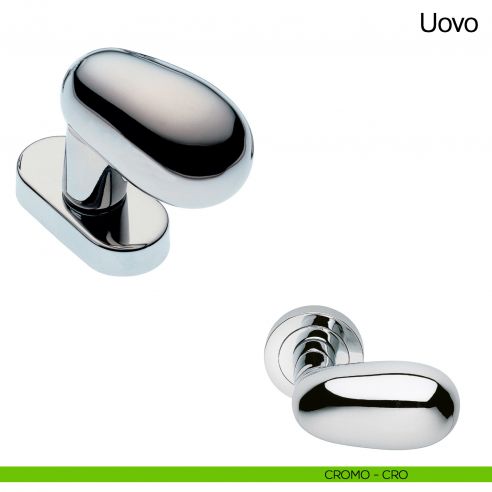 Maniglia martellina DK per finestra Uovo Manital cromato