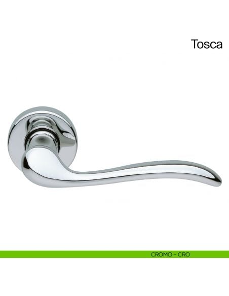 Maniglia per porta Tosca Manital cromato