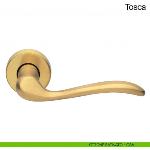 Maniglia per porta Tosca Manital ottone satinato