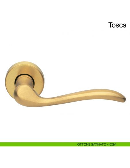 Maniglia per porta Tosca Manital ottone satinato