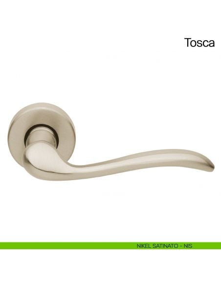 Maniglia per porta Tosca Manital nikel satinato