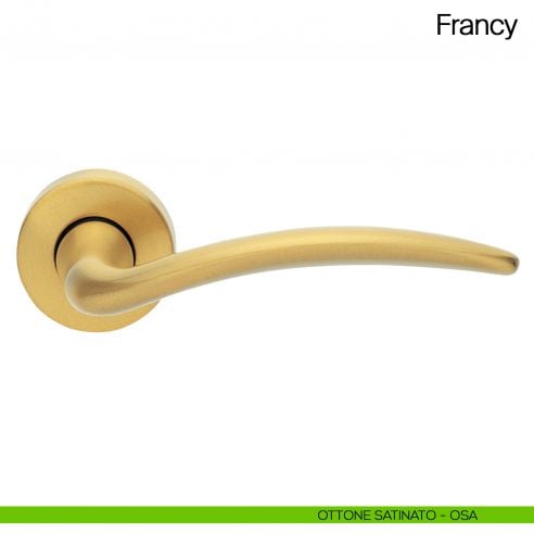Maniglia per porta Francy Manital ottone satinato