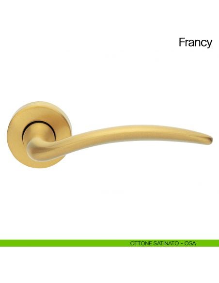 Maniglia per porta Francy Manital ottone satinato