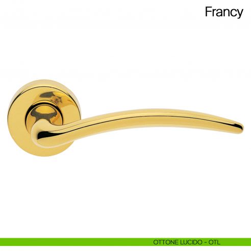 Maniglia per porta Francy Manital ottone lucido