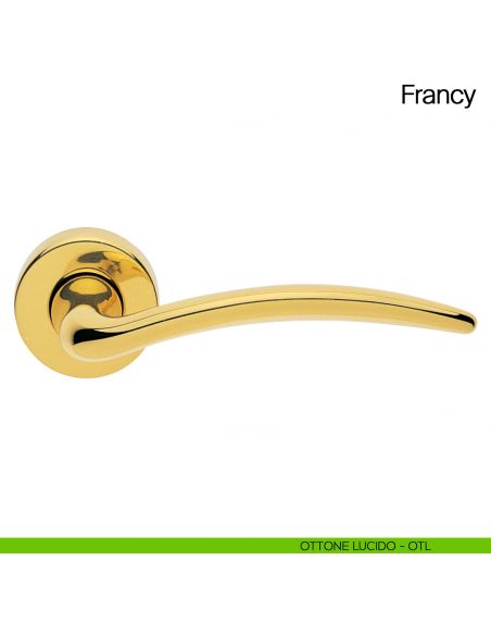Maniglia per porta Francy Manital ottone lucido