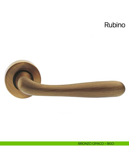 Maniglia per porta Rubino Manital bronzo opaco