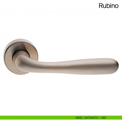 Maniglia per porta Rubino Manital nikel satinato