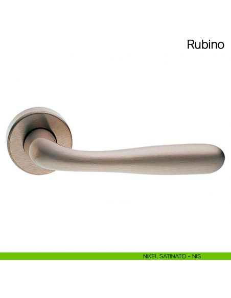 Maniglia per porta Rubino Manital nikel satinato