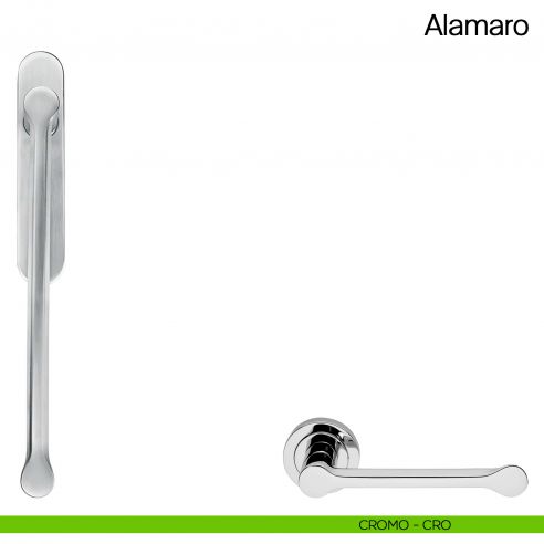 Maniglione per alzante scorrevole Alamaro Manital singolo cromato