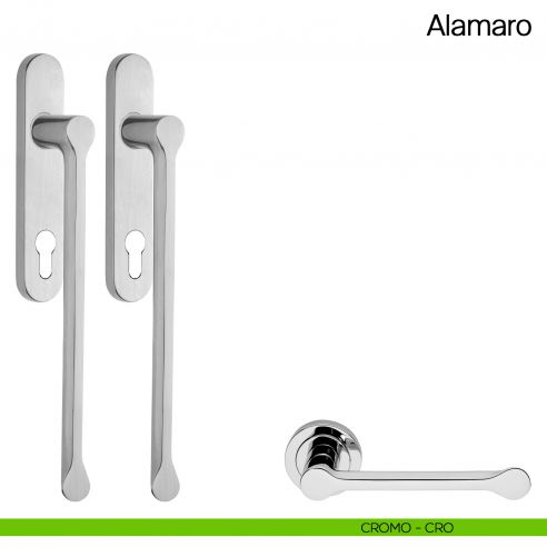 Maniglione per alzante scorrevole Alamaro Manital accoppiato cromato