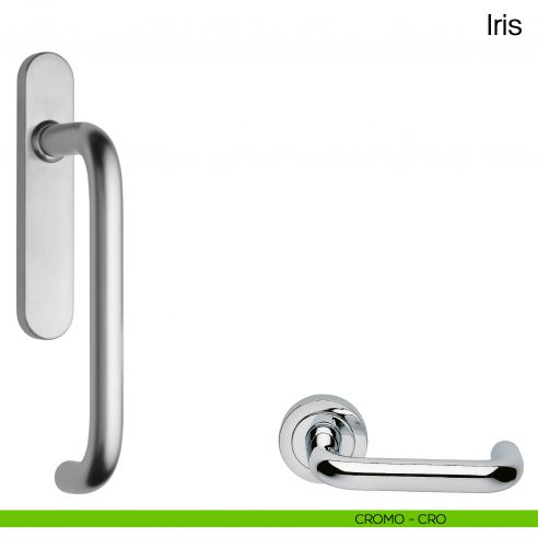 Maniglione per alzante scorrevole IR25 Manital singolo cromato