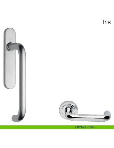 Maniglione per alzante scorrevole IR25 Manital singolo cromato