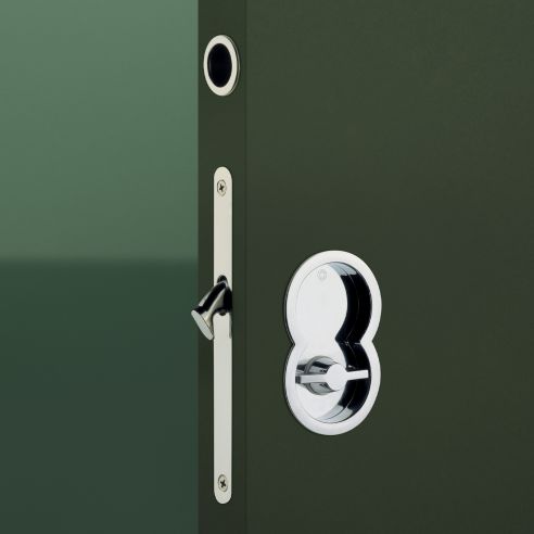 Maniglia per porta scorrevole Otto Manital con nottolino, trascinatore e serratura