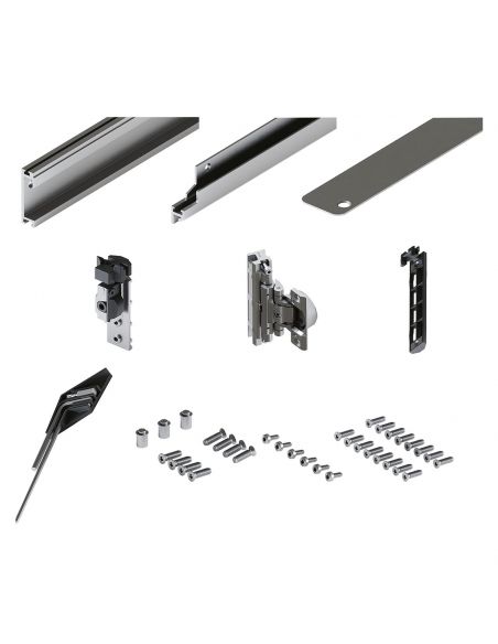 Guarnitura per ante rientranti Hafele Hawa Concepta III 25-35 Push senza maniglia
