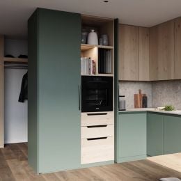 Guarnitura per ante rientranti Hafele Hawa Concepta III 25-35 Pull con maniglia