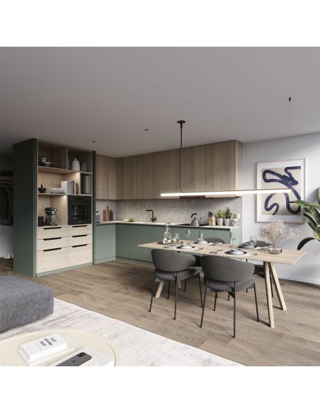 Guarnitura per ante rientranti Hafele Hawa Concepta III 25-35 Push senza maniglia