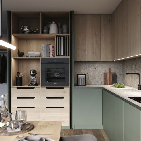 Guarnitura per ante rientranti Hafele Hawa Concepta III 25-35 Push senza maniglia