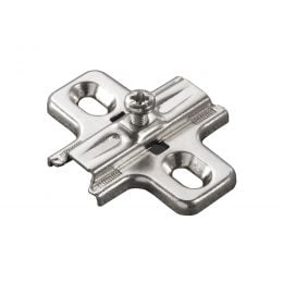 Base H 0 a croce Serie 200 montaggio tradizionale per cerniera Salice B2V3H09