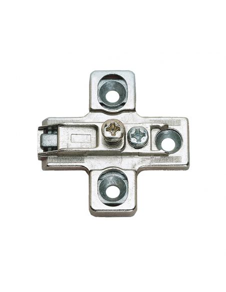 Base H 3 a croce regolabile tramite eccentrico Serie 200 montaggio tradizionale per cerniera Salice B2R3E39