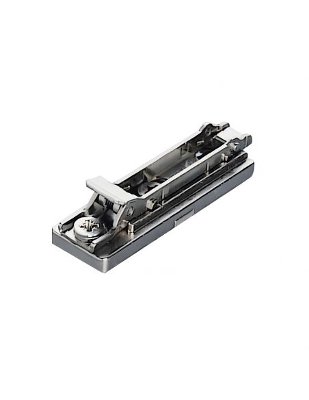 Base H 3 dritta Domi a innesto rapido con clip e regolabile per cerniera Salice BAP3R39