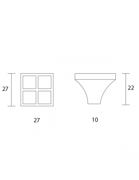 Pomello per mobile Swarovski Metal Style nickel lucido disegno