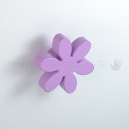 Pomello per mobile Metal Style flower