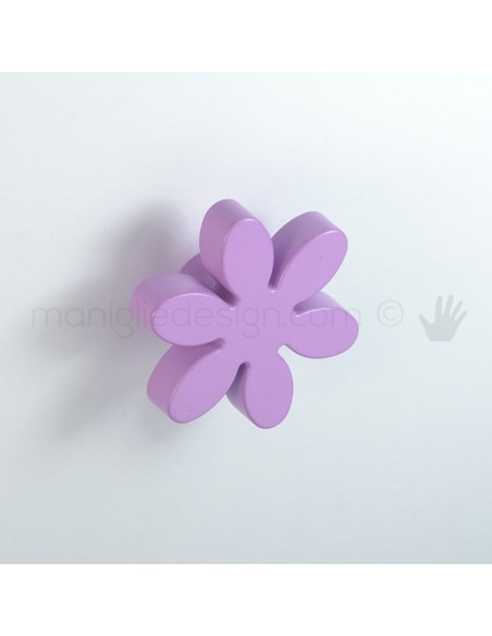 Pomello per mobile Metal Style flower