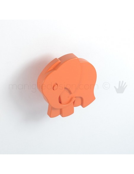 Pomello per mobile Metal Style elefante