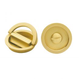 Maniglia incasso tonda con nottolino ad anello Manital art.75