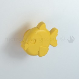 Pomello per mobile Metal Style pesce