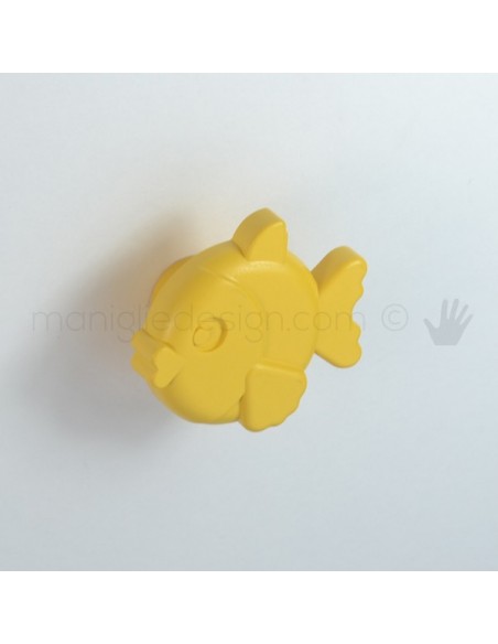 Pomello per mobile Metal Style pesce