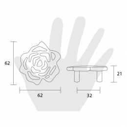 Maniglia per mobile Metal Style 2