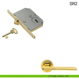 Serratura a gancio con chiave pieghevole Manital SR2 2