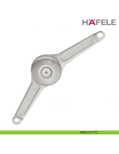 Supporto per anta a ribalta Kessebohmer Huwil Hafele Duo standard distanza dal bordo 28 mm - braccetto