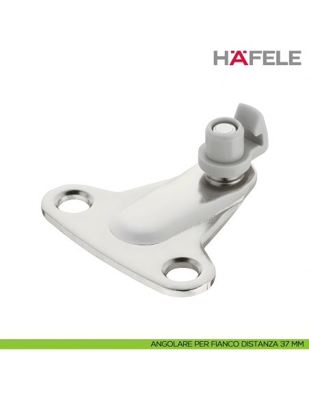 Supporto per anta a ribalta Kessebohmer Huwil Hafele Duo standard distanza dal bordo 37 mm - angolare per fianco