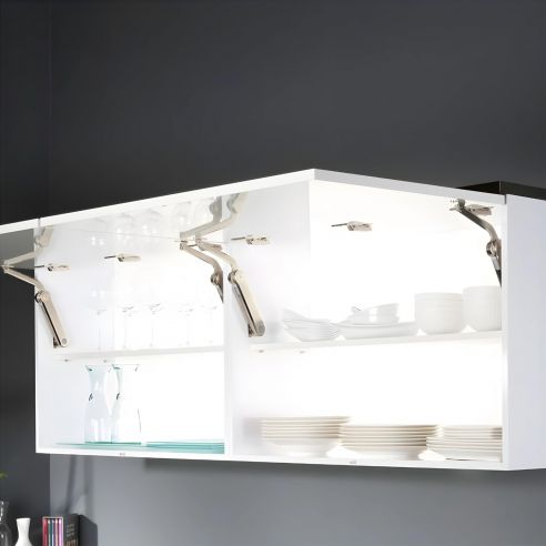 Meccanismo per anta a ribalta Kessebohmer Huwil Hafele Maxi Modello D distanza dal bordo 37 mm