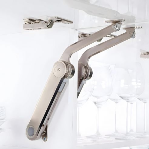 Guarnitura per anta a ribalta Kessebohmer Huwil Hafele Maxi Modello A distanza dal bordo 37 mm