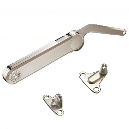 Braccetto per anta a ribalta Kessebohmer Huwil Hafele Maxi Modello B distanza dal bordo 28 mm