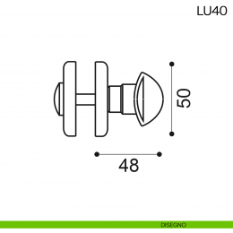 Nottolino per porta Manital LU 40 2